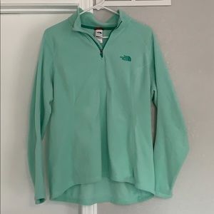 Mint green North Face fleece
